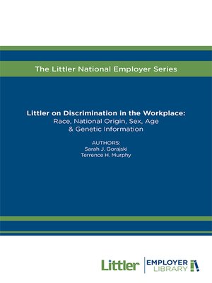cover image of Littler on Discrimination in the Workplace